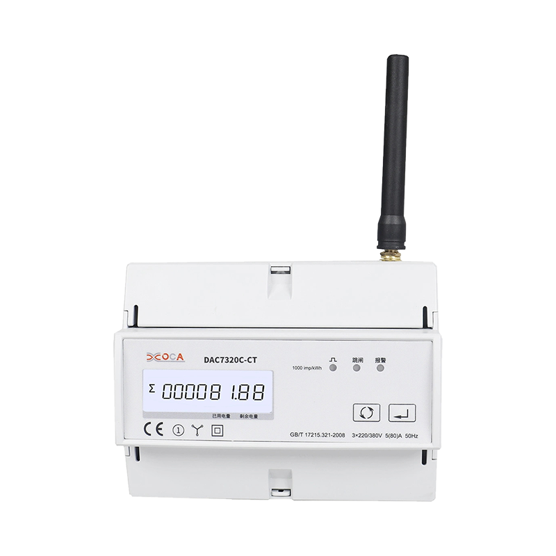 Dac7321c-CT DIN Rail AC WiFi مع محول Tuya مقياس الطاقة الإلكتروني