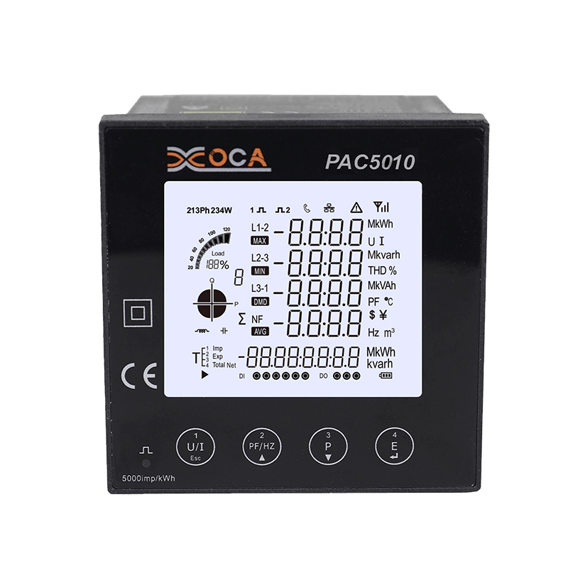 PAC5010 لوحة التيار المتردد RS485 Modbus مقياس الطاقة الكهربائية الرقمية عداد الطاقة