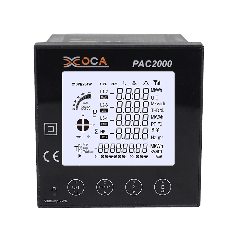 PAC5010 عداد لوحة إلكترونية ذكي متعدد الوظائف Modbus لاسلكي