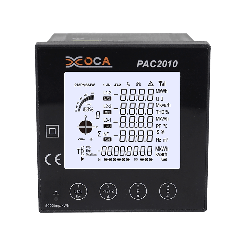 مقياس الطاقة PAC5010 Smart Modbus LCD Panel Power Meter